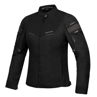 Cazadora moto Ixon Wilana Black White