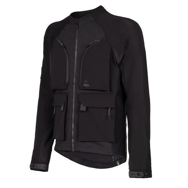 Cazadora moto Knox Camisa Tor Blindada Negra