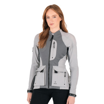Knox Camisa blindada Tor para mujer Gris claro