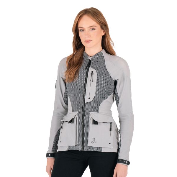 Knox Camisa blindada Tor para mujer Gris claro