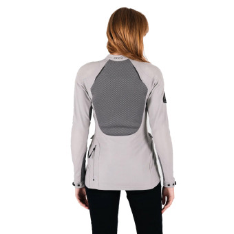 Knox Camisa blindada Tor para mujer Gris claro