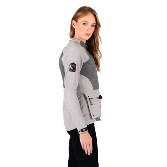 Knox Camisa blindada Tor para mujer Gris claro