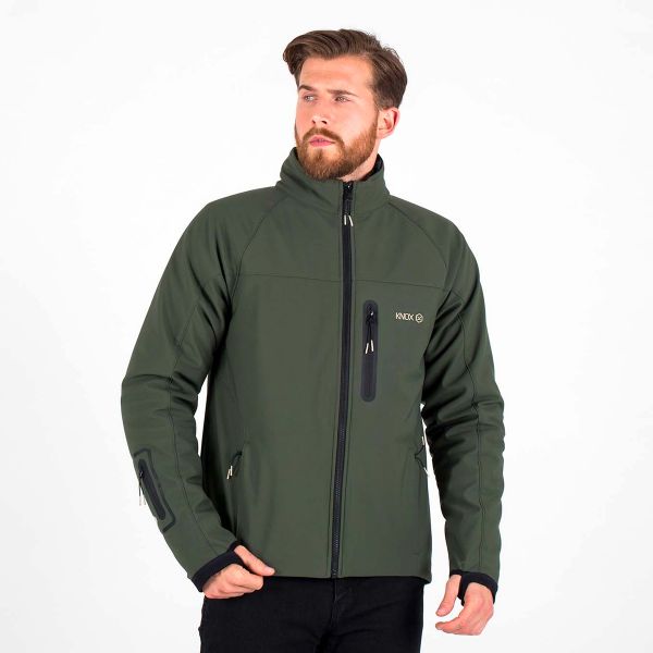 Cazadora moto Knox Dual Pro Jacket Green