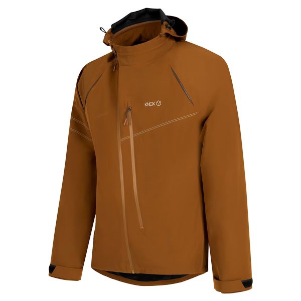 Cazadora moto Knox Tabaco de desecho