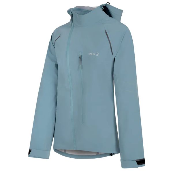 Cazadora moto Knox Impass Mujer Azul humo