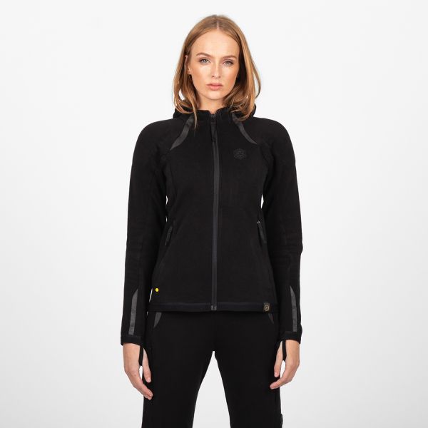 Cazadora moto Knox Shield Full Zip Hoody Woman Black Cazadora moto Knox Shield Full Zip Hoody Woman Black