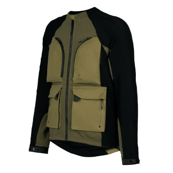 Cazadora moto Knox Tor (sobre-chaqueta incluida) Sage