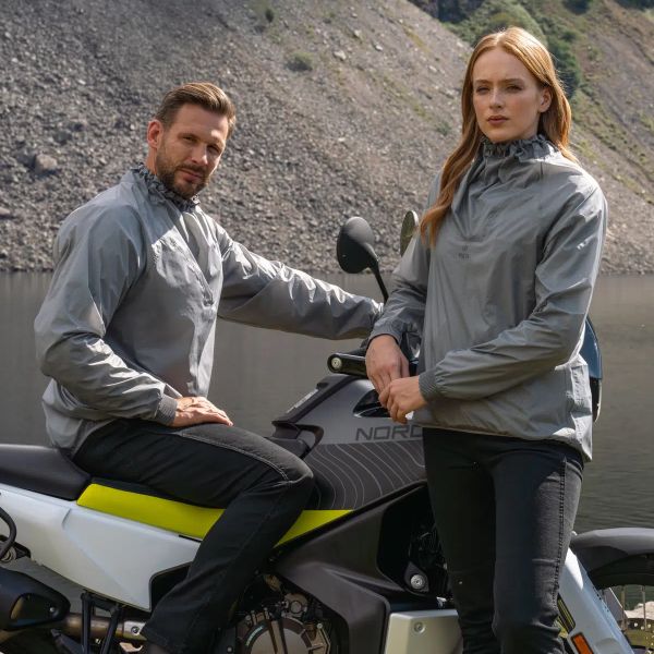 Knox Tor Mujer Waterproof Shell Gris claro