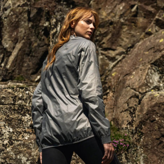 Knox Tor Mujer Waterproof Shell Gris claro