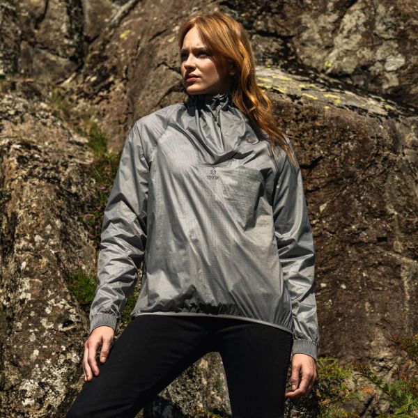 Knox Tor Mujer Waterproof Shell Gris claro