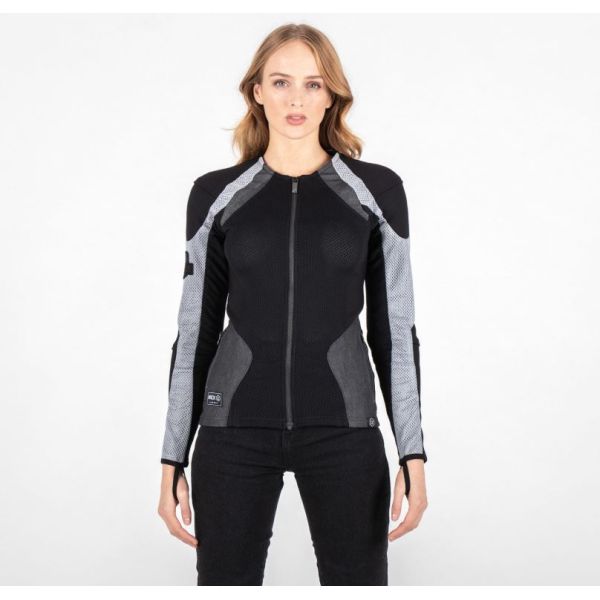 Cazadora moto Knox Urbane Pro MK2 Black Grey Black Denim
