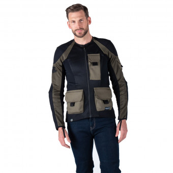 Cazadora moto Knox Urbane Pro MK2 Utility Olive Green
