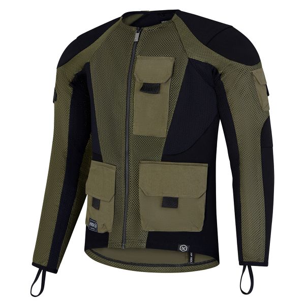 Cazadora moto Knox Urbane Pro MK3 Utility Olive Green