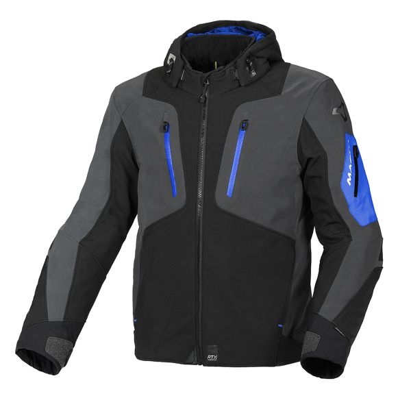 Cazadora moto Macna Angle Black Blue
