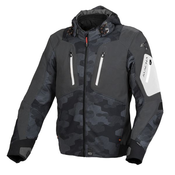 Cazadora moto Macna Angle Black Grey