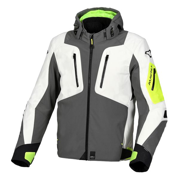 Cazadora moto Macna Angle Grey Yellow