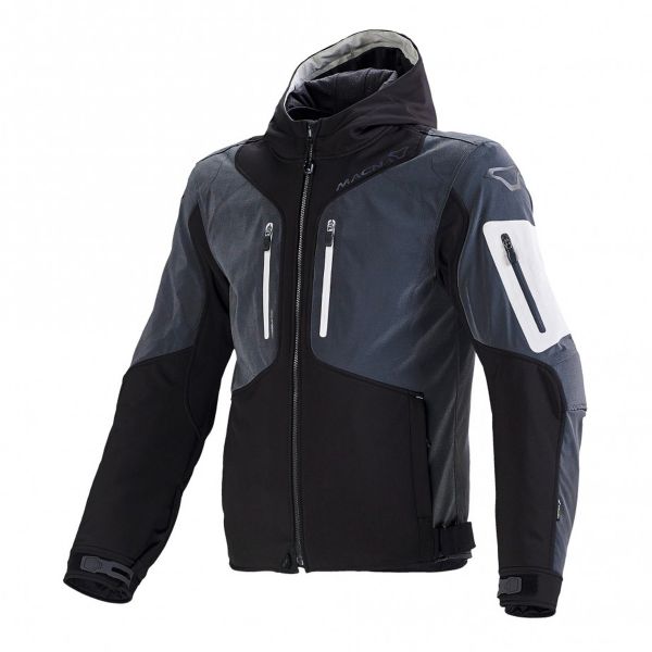 Cazadora moto Macna Aytee Black Dark Grey Cazadora moto Macna Aytee Black Dark Grey