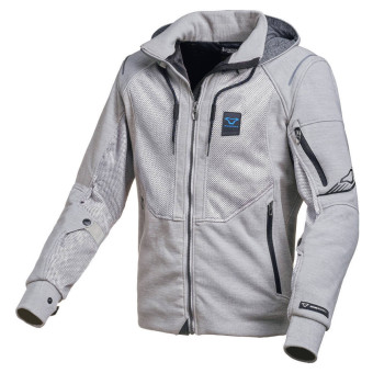 Cazadora moto Macna Breeze Gris Claro