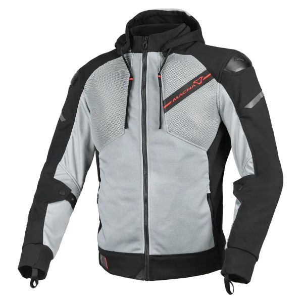 Cazadora moto Macna Brero Gris Negro