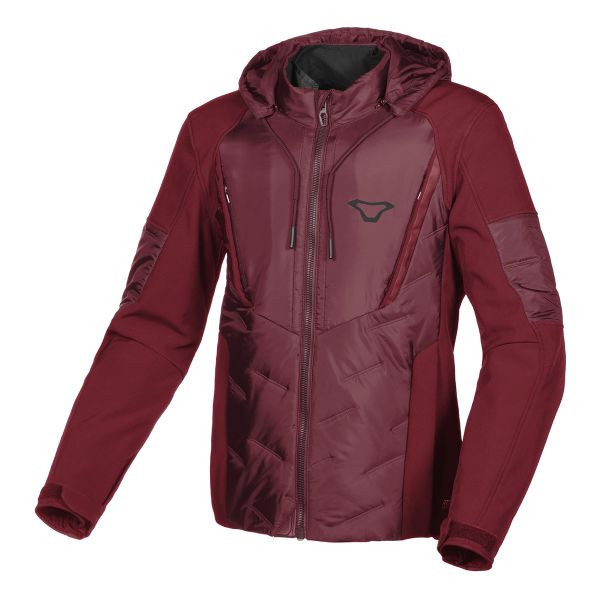 Cazadora moto Macna Cocoon Lady Burgundy