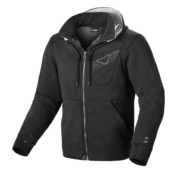 Cazadora moto Macna District Hoodie Black Cazadora moto Macna District Hoodie Black