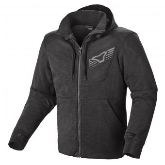 Cazadora moto Macna District Hoodie Dark Grey