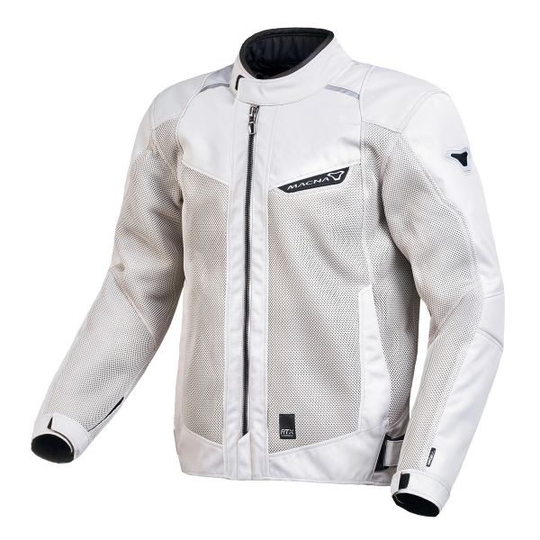 Cazadora moto Macna Empire Light Grey Cazadora moto Macna Empire Light Grey