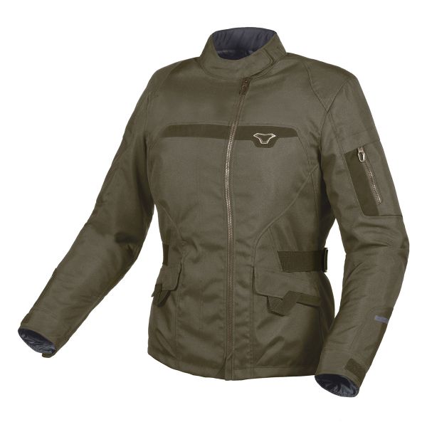 Cazadora moto Macna Evora Military Green