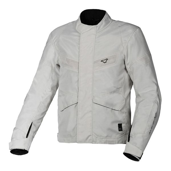 Cazadora moto Macna Raptor Light Grey