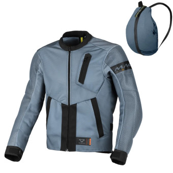 Cazadora moto Macna Torido Negro Gris
