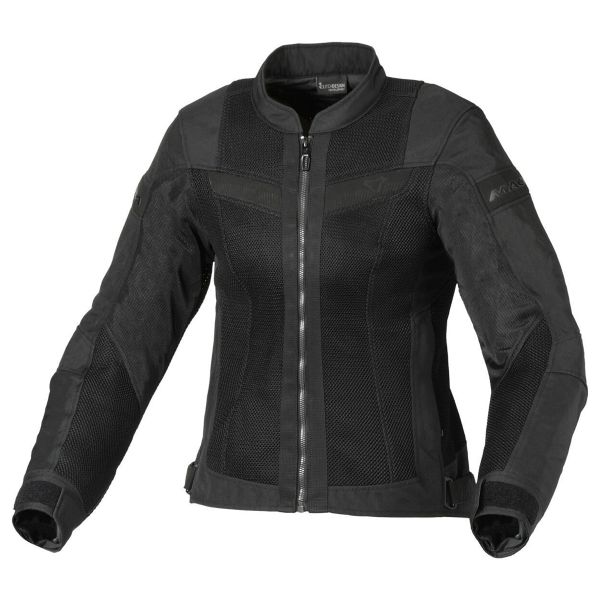 Cazadora moto Macna Velotura Mujer Negro
