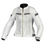Cazadora moto Macna Velotura Mujer Gris claro