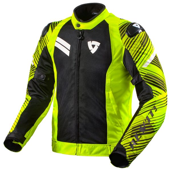 Cazadora moto REV'IT Apex Air Neon Yellow Black