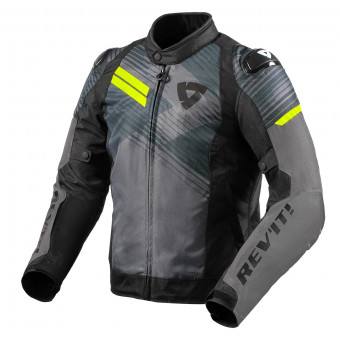 Cazadora moto REV'IT Apex H2O Anthracite Neon Yellow