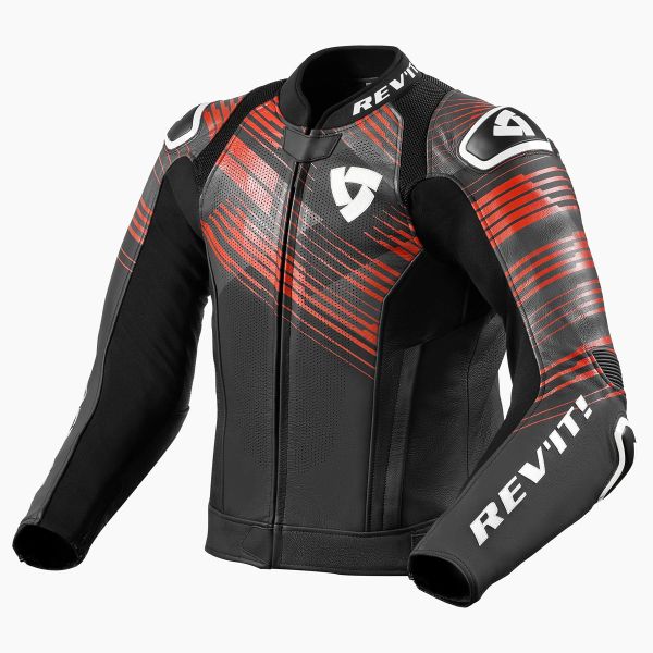 Cazadora moto REV'IT Apex Jacket Black Neon Red