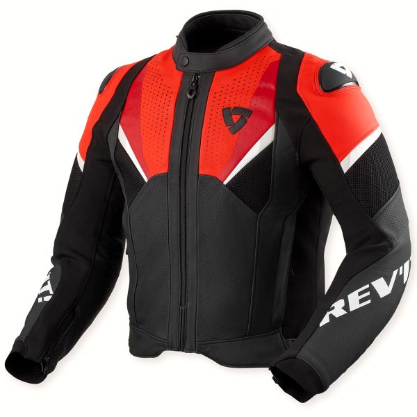 Cazadora moto REV'IT Automate Black Neon Red