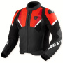 Cazadora moto REV'IT Automate Black Neon Red