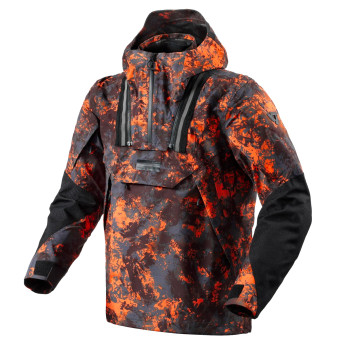 Cazadora moto REV'IT Blackwater 2 H2O Negro Naranja