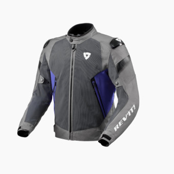 Cazadora moto REV'IT Control Air H2O Grey Blue