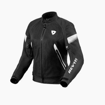 Cazadora moto REV'IT Control Air H2O Ladies Black White