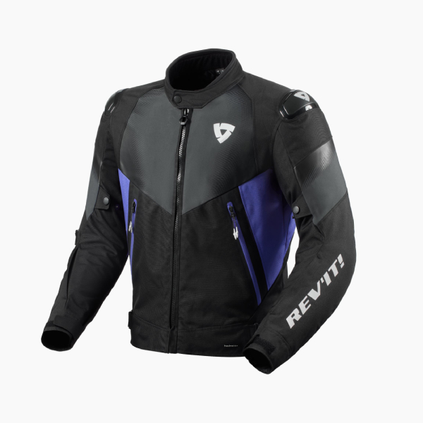 Cazadora moto REV'IT Control H2O Black Blue