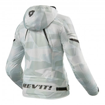 REV'IT Flare 2 Ladies Camuflaje Gris Blanco