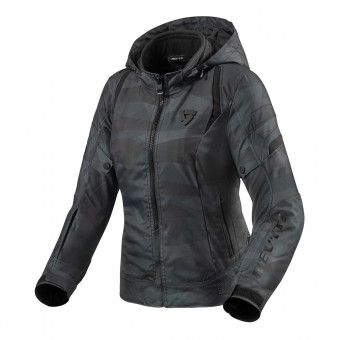 Cazadora moto REV'IT Flare 2 Ladies Camuflaje Negro Gris