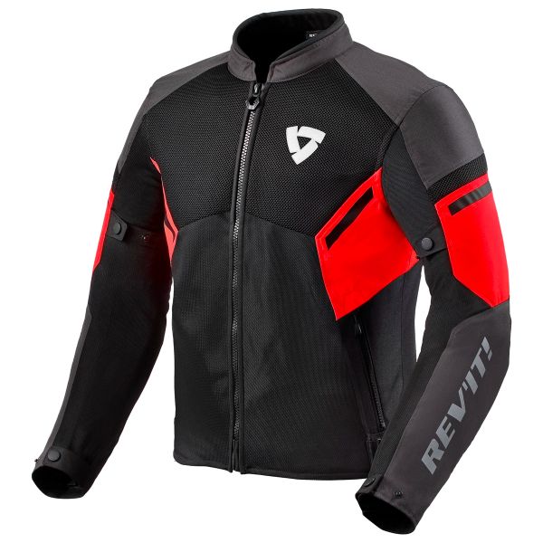 Cazadora moto REV'IT GT-R Air 3 Black Neon Red