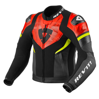 Cazadora moto REV'IT Hyperspeed 2 Air Black Neon Red