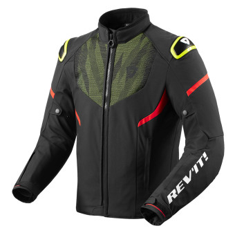 Cazadora moto REV'IT Hyperspeed 2 H2O Black Neon Yellow