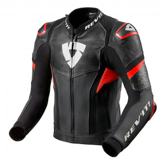 Cazadora moto REV'IT Hyperspeed Pro Negro Neon Rojo