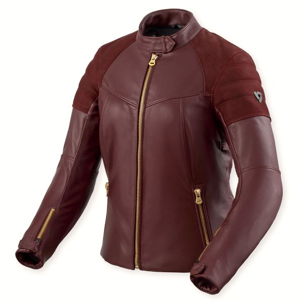 Cazadora moto REV'IT London Ladies Aubergine