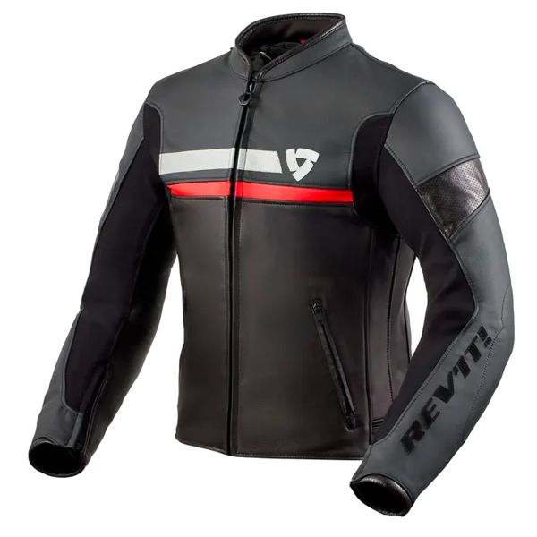 Cazadora moto REV'IT Mile Black Red