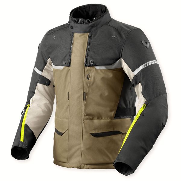 Cazadora moto REV'IT Outback 4 H2O Green Anthracite